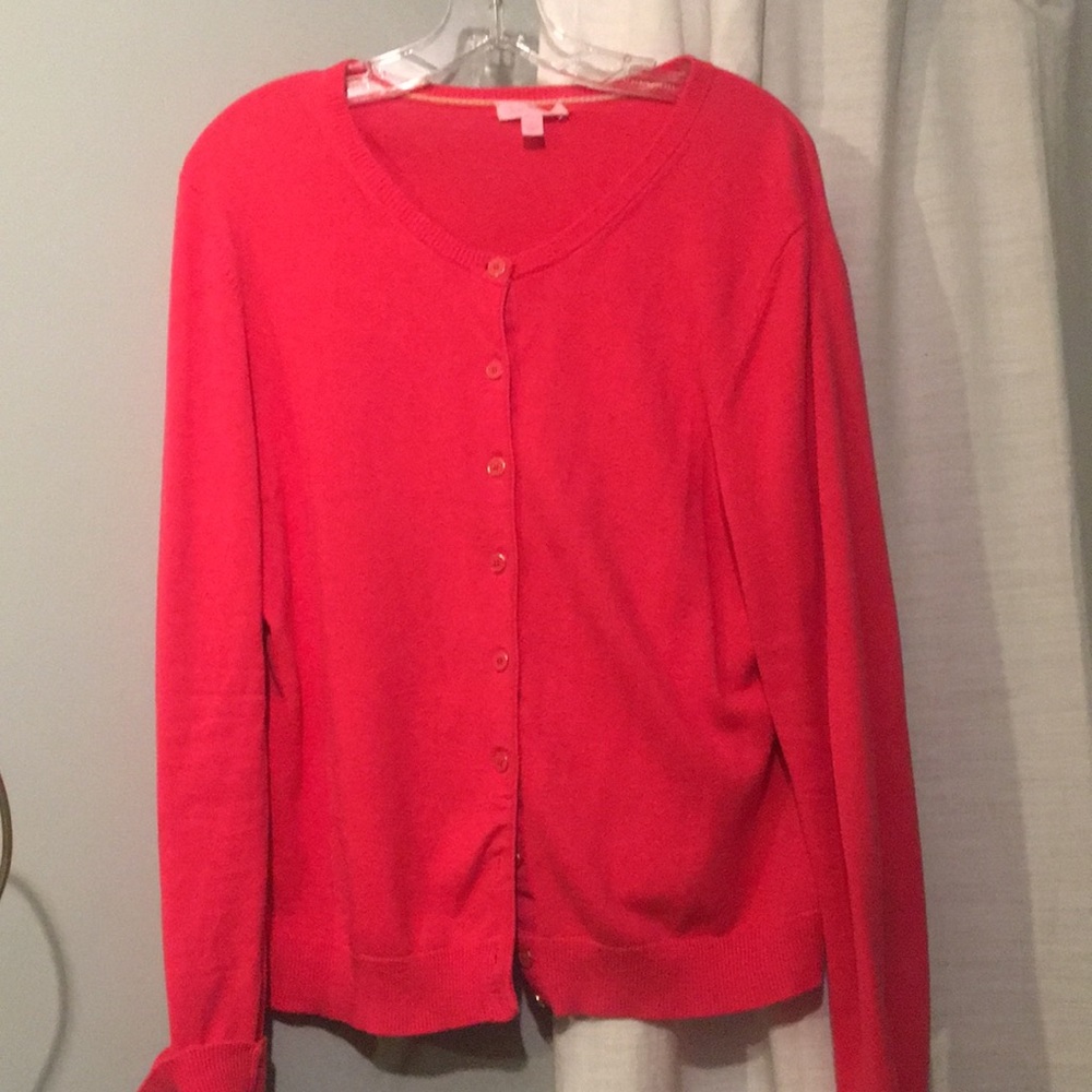 Lilly Pulitzer pink sweater